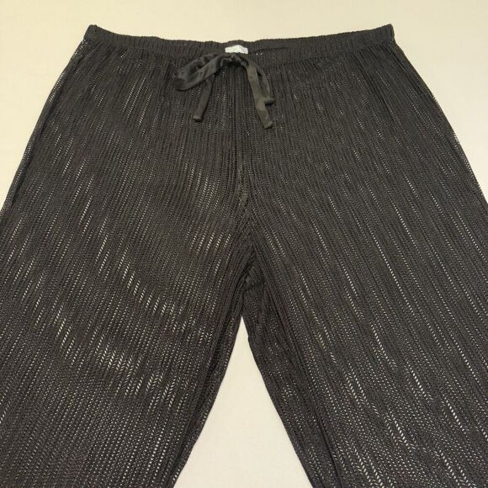 Elegant Black Swim Coverup Pants
